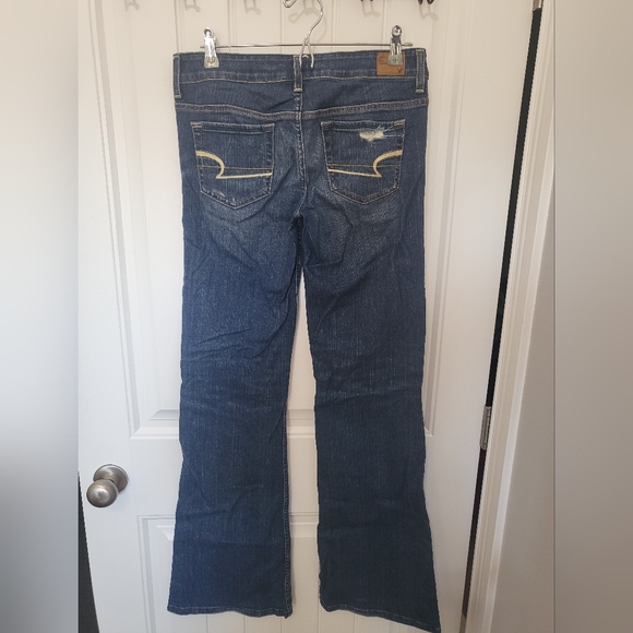EUC (4 XLong) American Eagle Hipster Flare Jeans - Picture 5 of 6